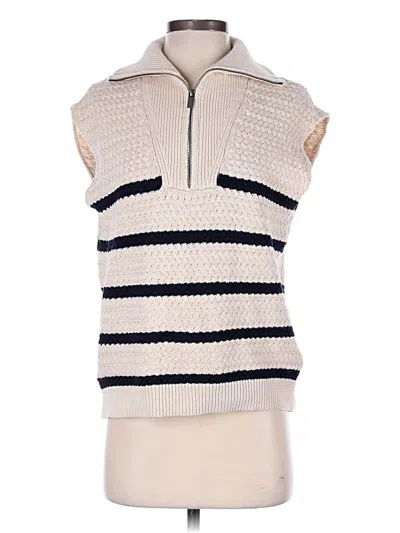 Pre-owned John & Jenn Sweater Vest In White