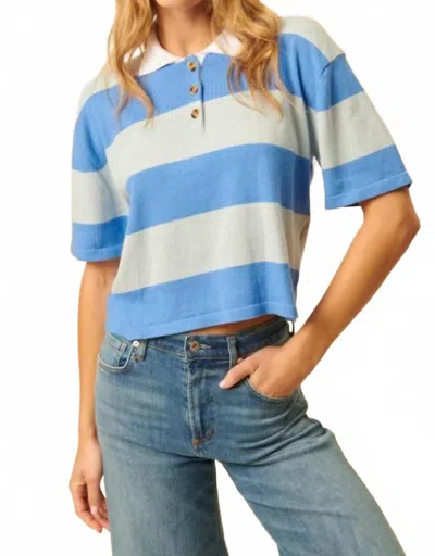 John & Jenn Tarik Top In Blue Belle