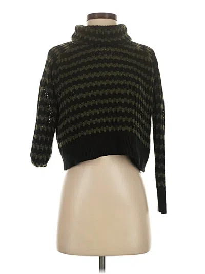 Pre-owned John & Jenn Turtleneck Sweater In Black