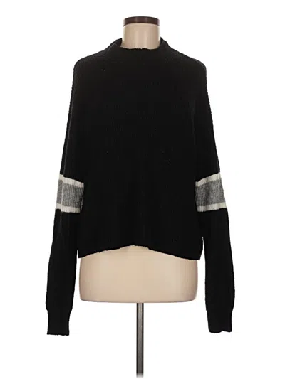 Pre-owned John & Jenn Turtleneck Sweater In Black