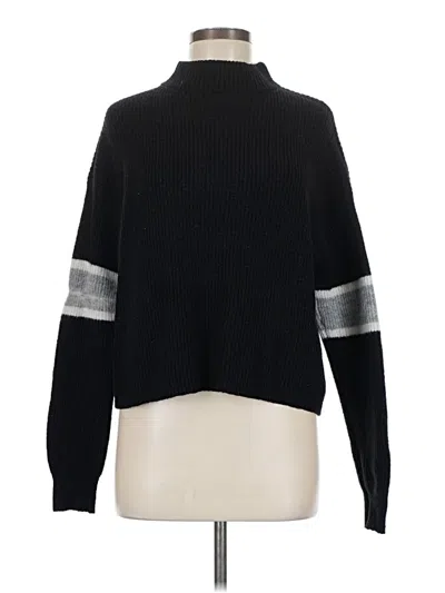 Pre-owned John & Jenn Turtleneck Sweater In Black