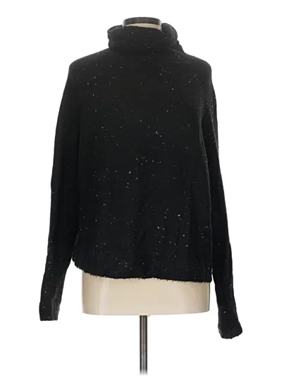 Pre-owned John & Jenn Turtleneck Sweater In Black