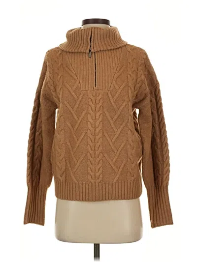 Pre-owned John & Jenn Turtleneck Sweater In Brown