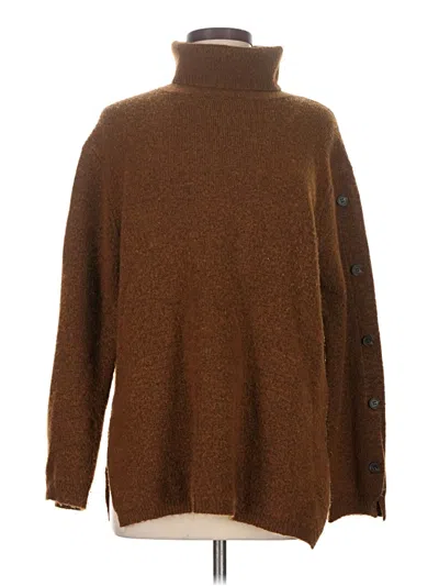 Pre-owned John & Jenn Turtleneck Sweater In Brown