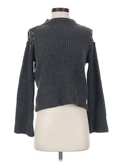 Pre-owned John & Jenn Turtleneck Sweater In Gray