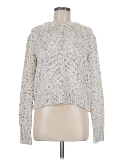 Pre-owned John & Jenn Turtleneck Sweater In Silver