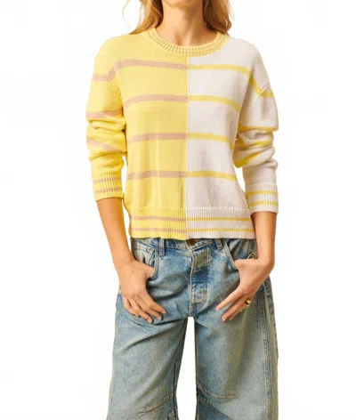 John & Jenn Tyson Sweater In Monaco Stripe In Multi