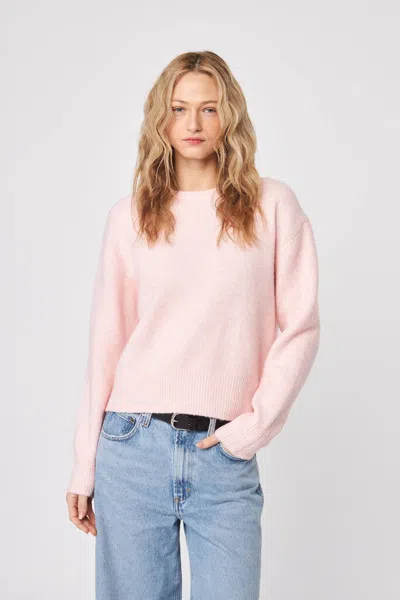 John & Jenn Wilfred Crew Neck Sweater In Ballerina In Pink