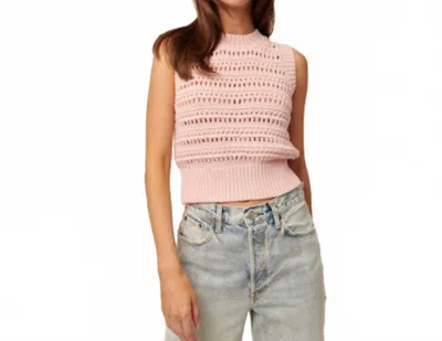 John & Jenn Women's Opal Sleeveless Knit Top In Ballerina In Pink