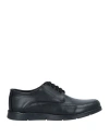 John Bakery Man Lace-up Shoes Black Size 11 Soft Leather In Black