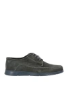 John Bakery Man Lace-up Shoes Lead Size 12 Soft Leather In Grey
