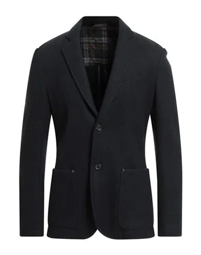 John Barritt Man Blazer Midnight Blue Size 44 Wool, Polyester