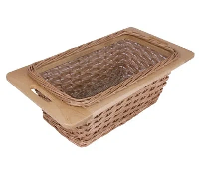 John Boos 8" X 15" Optional Wicker Basket In Brown