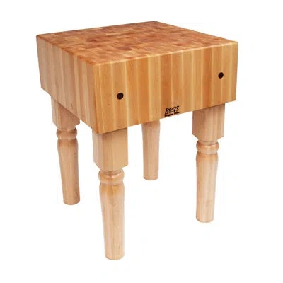 John Boos Boosblock® Prep Table With Butcher Block Top In Natural