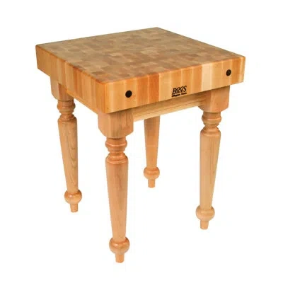John Boos Boosblock® Saratoga Farm Block Prep Table In Natural