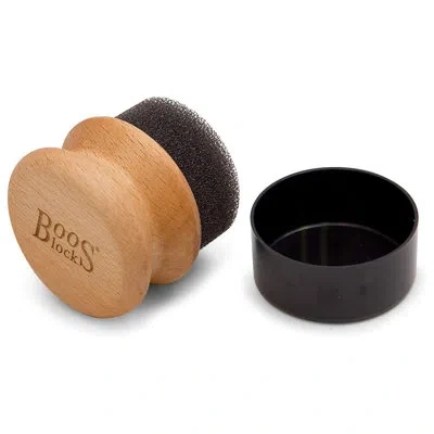 John Boos Butcher Block Oil & Cream Applicator For Wooden Surfaces, Beechwood In Multi