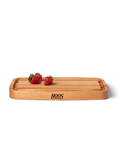 John Boos Cb Series Rectangular Wooden Maple Cutting Board, 18"x10.5" In Brown