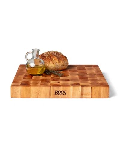 John Boos Ccb Series Square Wooden Maple Cutting Board, 18" X 18" In Brown