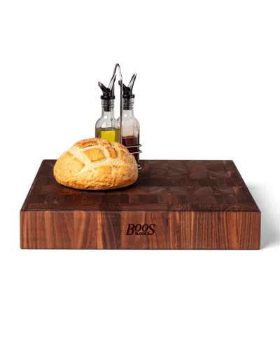 John Boos Ccb Square Wooden Walnut Cutting Board, 20" X 15" In Brown