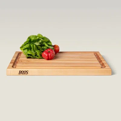 John Boos Chef's Edge Grain 1.5" Maple Cutting/carving Board With Juice Groove