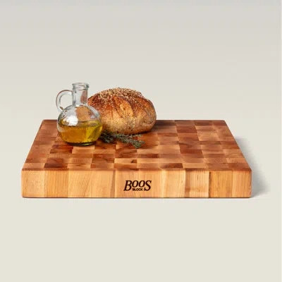John Boos Chinese Chopping Block End Grain Reversible In Maple