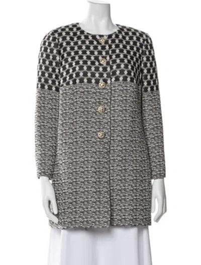 Pre-owned John Carlisle Patterned Jacket In Gray