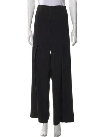 Pre-owned John Carlisle Wide Leg Pants In Black