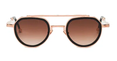 John Dalia - Julia - C104 - Rose Gold / Shiny Black