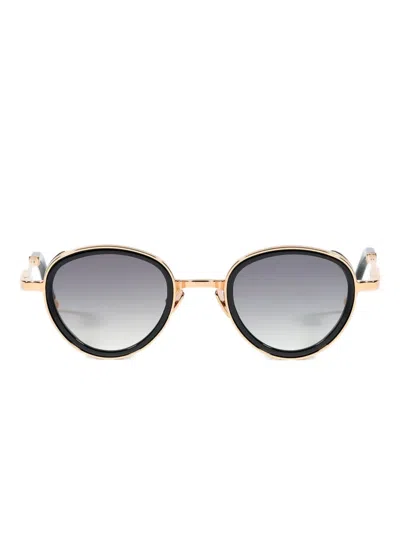 John Dalia Christian Sunglasses In Gold