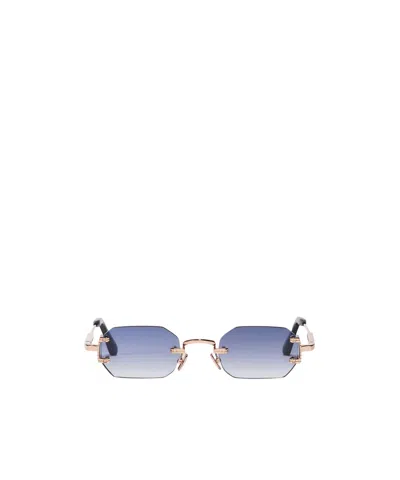 John Dalia Frameless Sunglasses In Gray