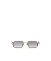 John Dalia Full Frame Sunglasses In Gray