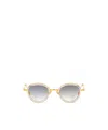 John Dalia Full Frame Sunglasses In Gray