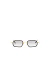 John Dalia Full Frame Sunglasses In White