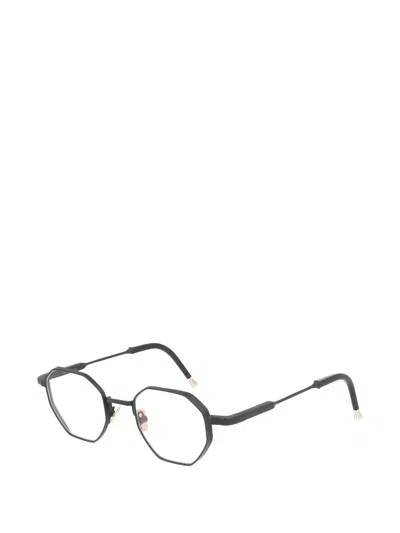 John Dalia Geometric Glasses In Black