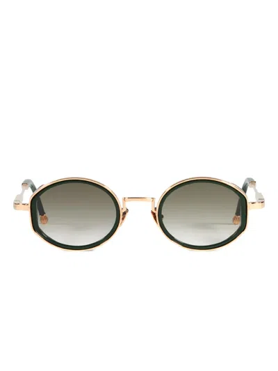 John Dalia Jared Sunglasses In Gold