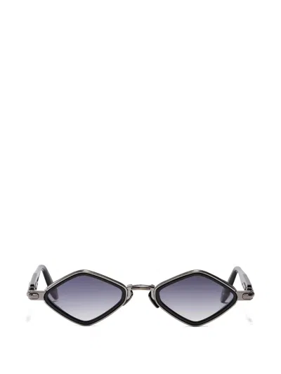 John Dalia Lana Diamond-frame Sunglasses In Black