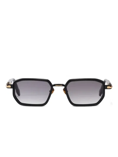 John Dalia Miles Geometric-frame Sunglasses In Black