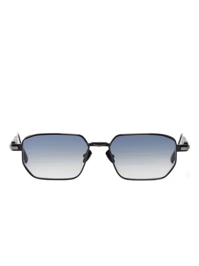 John Dalia Miles Geometric-frame Sunglasses In Black