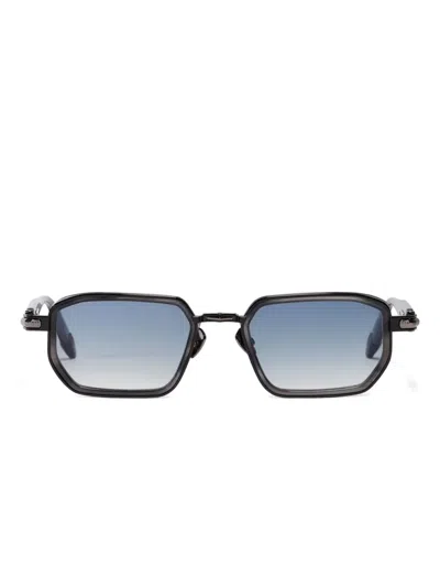 John Dalia Miles Geometric-frame Sunglasses In Black