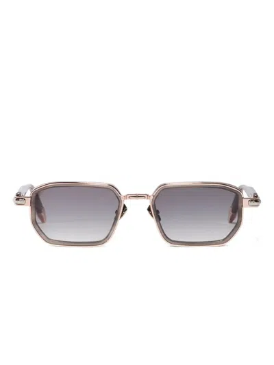 John Dalia Miles Geometric-frame Sunglasses In Pink