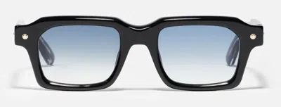John Dalia P19 Gradient Lens Sunglasses In Black