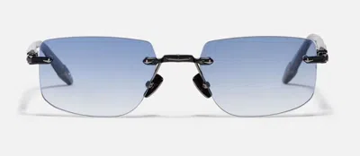 John Dalia R04 Sunglasses In Blue