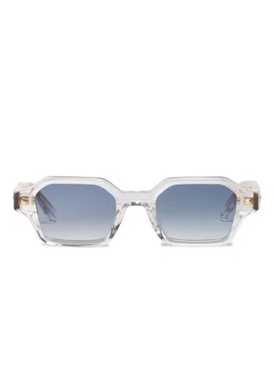 John Dalia Rectangle-frame Sunglasses In Gold