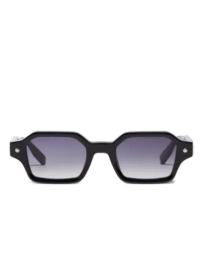 John Dalia Rectangle-frame Sunglasses In Silver