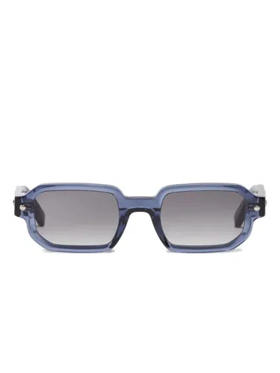 John Dalia Rectangle-frame Sunglasses In Blue