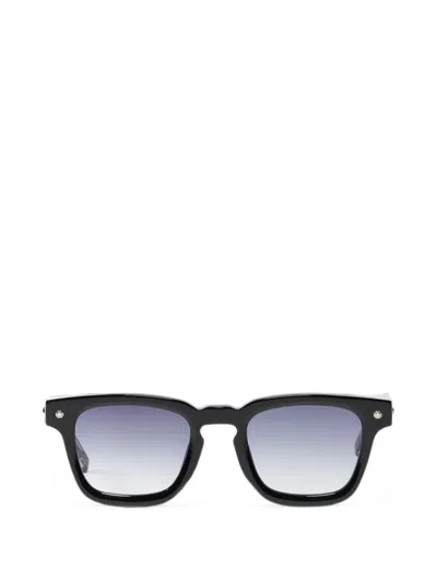 John Dalia Square-frame Sunglasses In Black