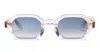 John Dalia Sunglasses In Transparent