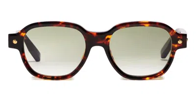 John Dalia Sunglasses In Gold