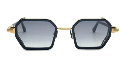 John Dalia Sunglasses In Shiny Black