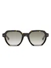 John Dalia Tortoiseshell-pattern Sunglasses In Black
